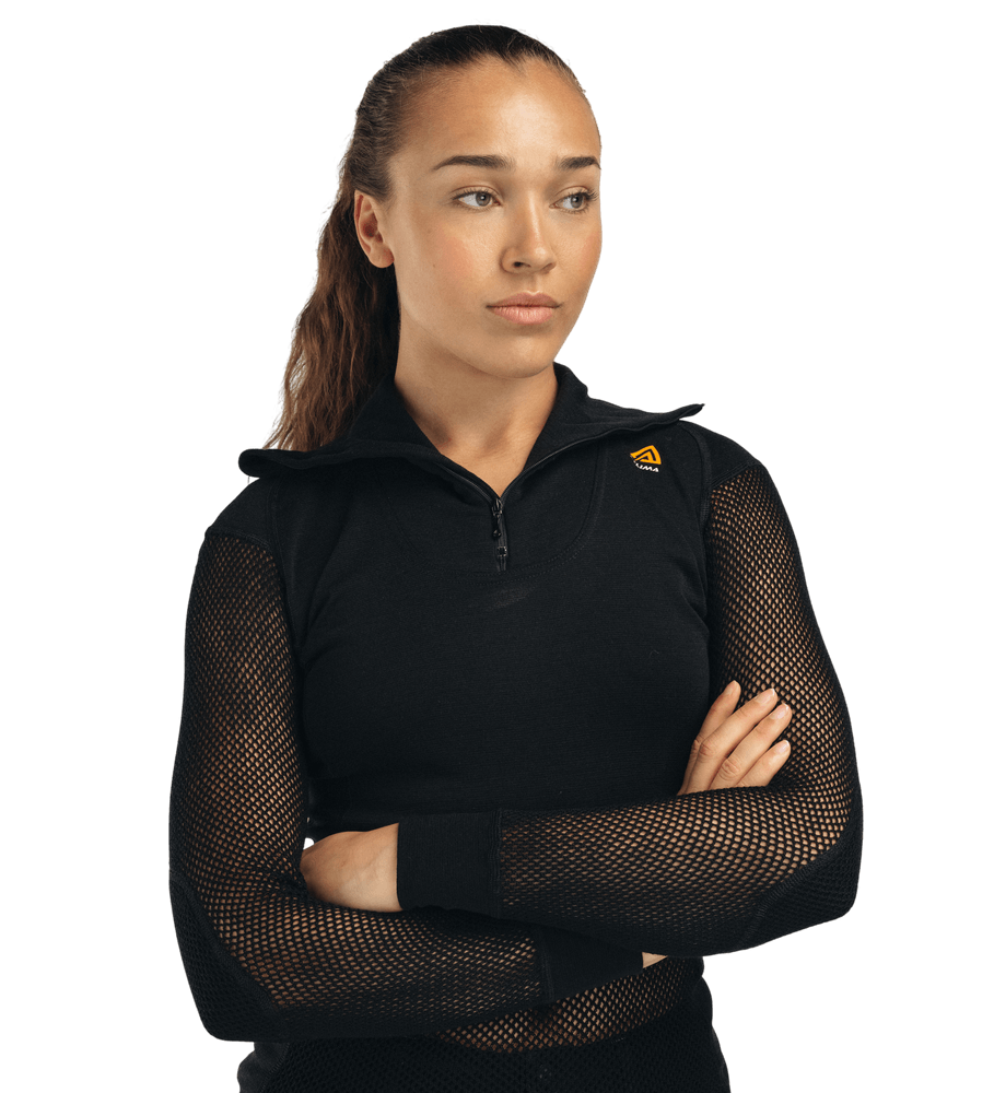 WoolNet Original Polo W's Jet Black, view: 1