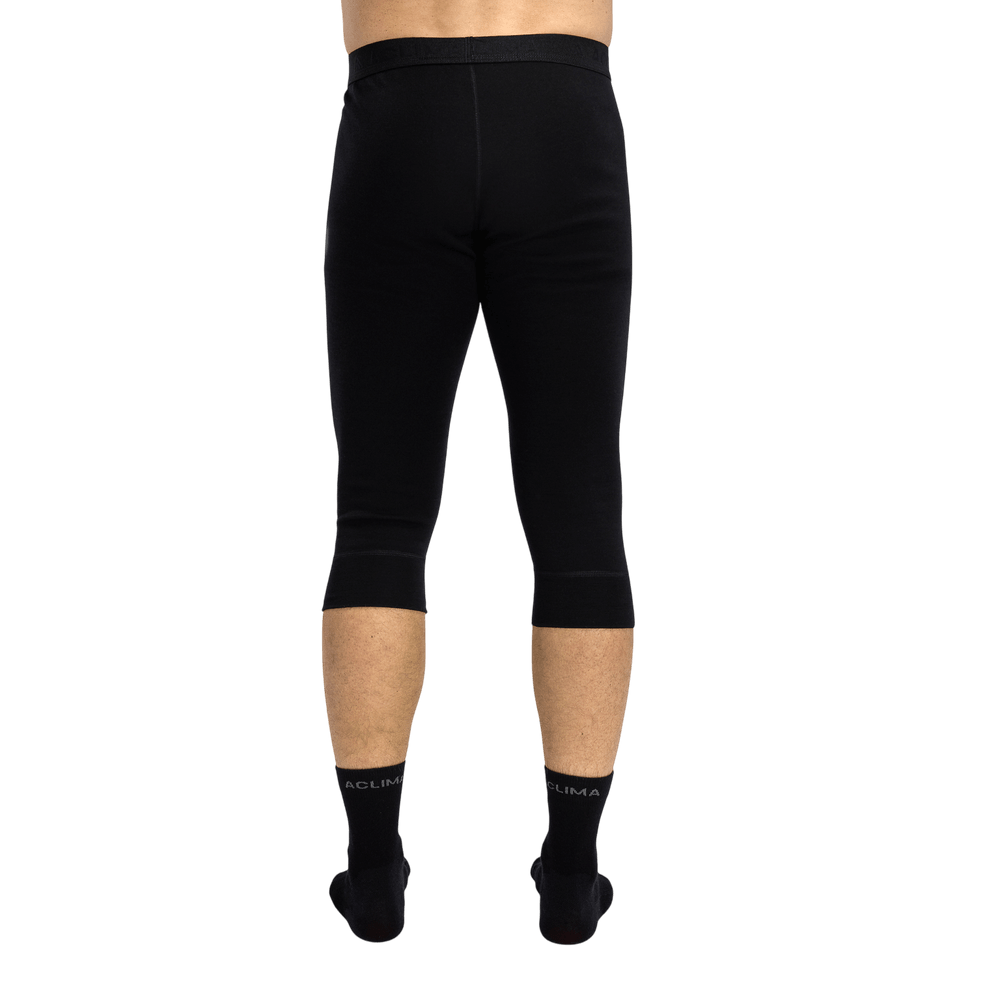 WarmWool 3/4 Longs M's Jet Black, view: 1