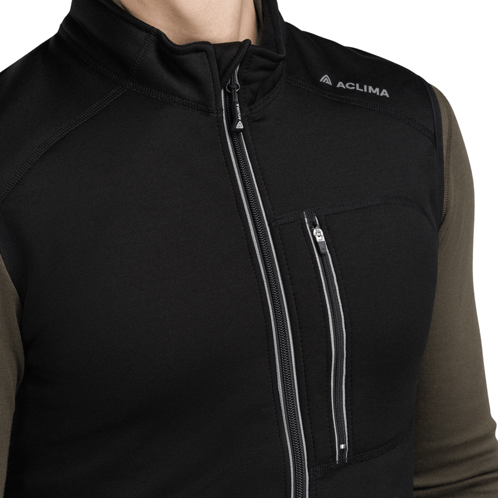 WoolShell Vest M's Jet Black, view: 2