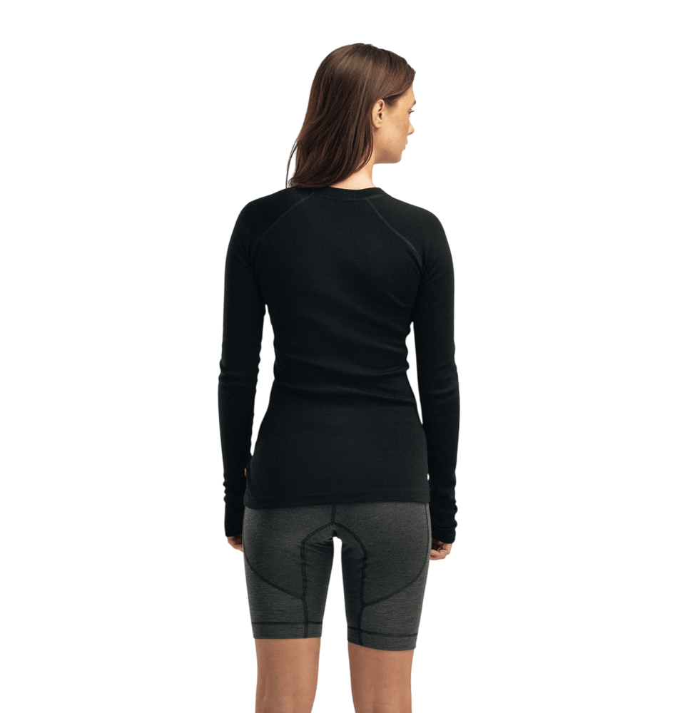 WarmWool Crewneck W's Jet Black, view: 1