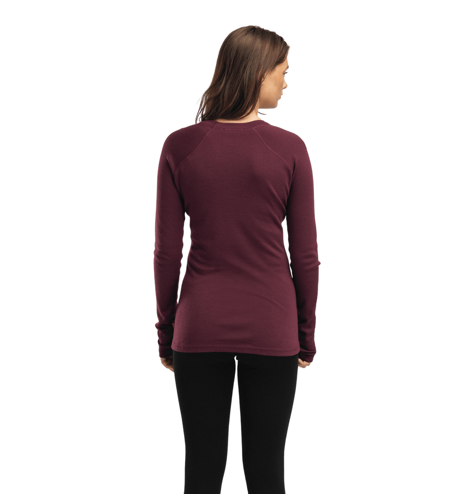 WarmWool Crewneck W's Fig, view: 1