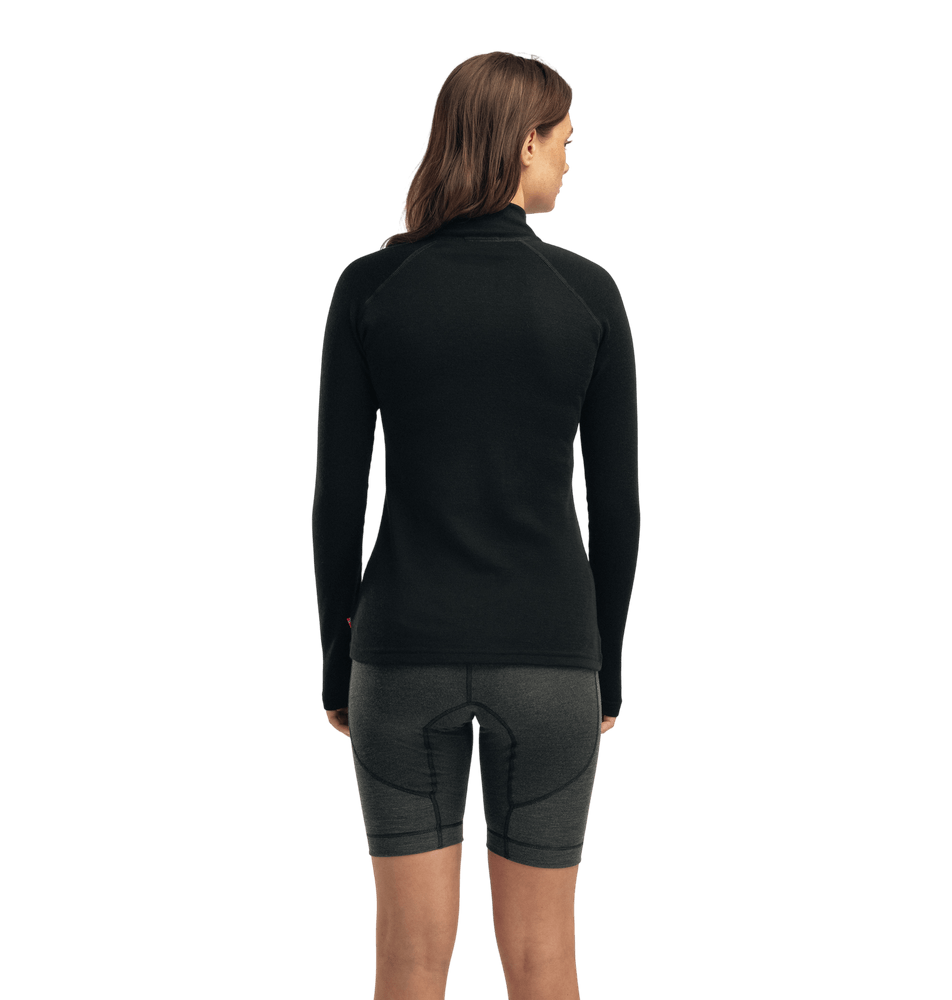 WarmWool Mockneck W's Jet Black, view: 1