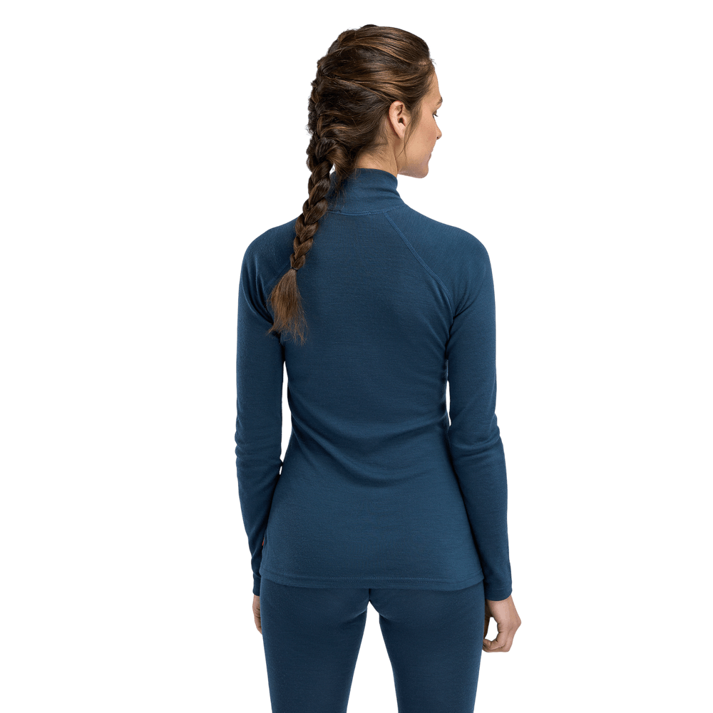 WarmWool Mockneck W's Midnight Navy, view: 1