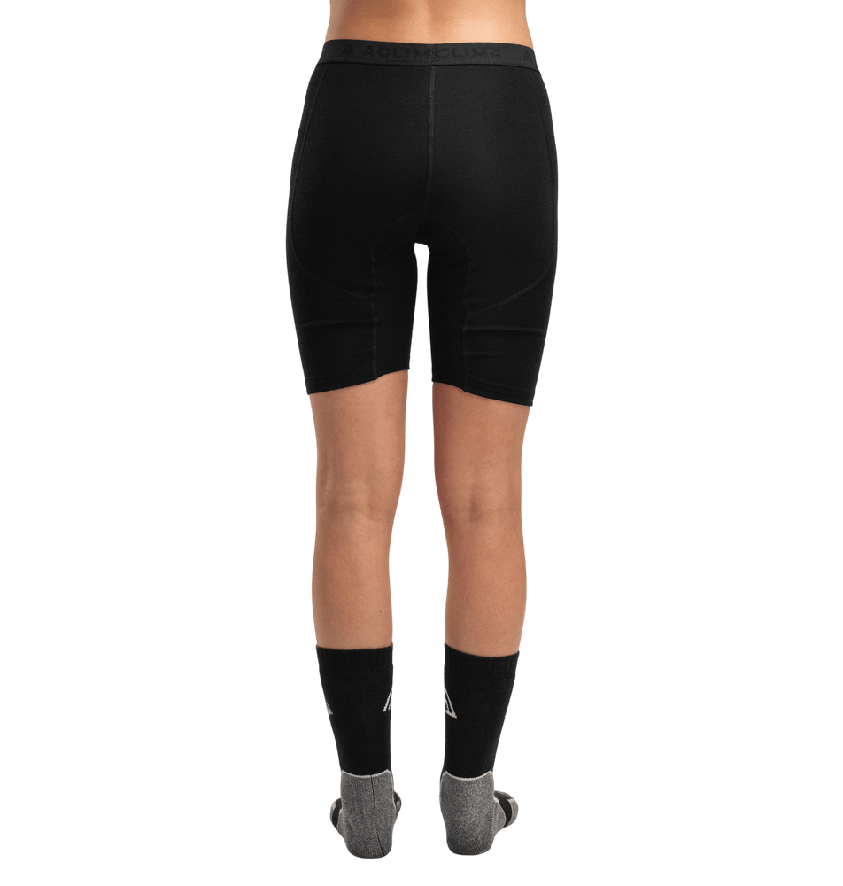 WarmWool Shorts Long W's Jet Black, view: 2