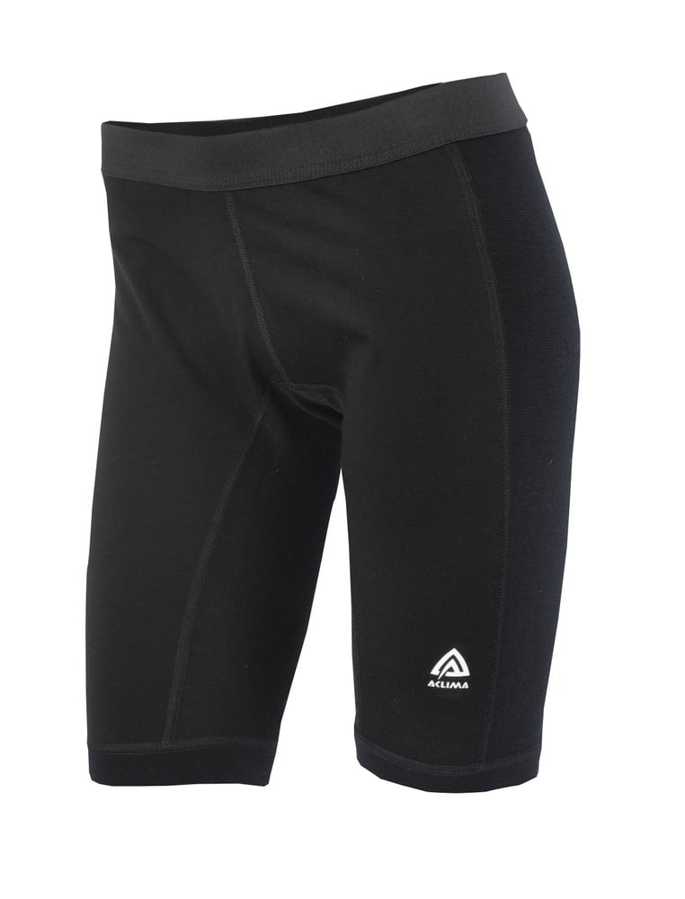 WarmWool Shorts Long w/windWool W's Jet Black, view: 0