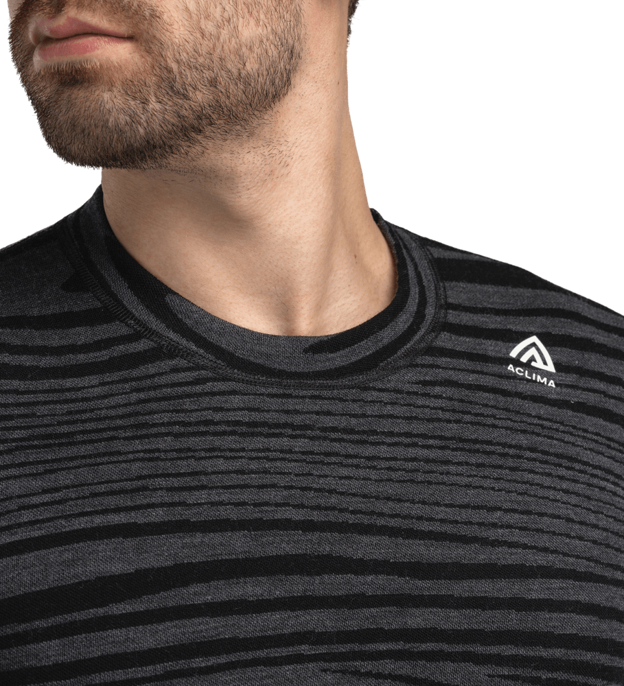 WarmWool Crewneck M's Black Motion, view: 1