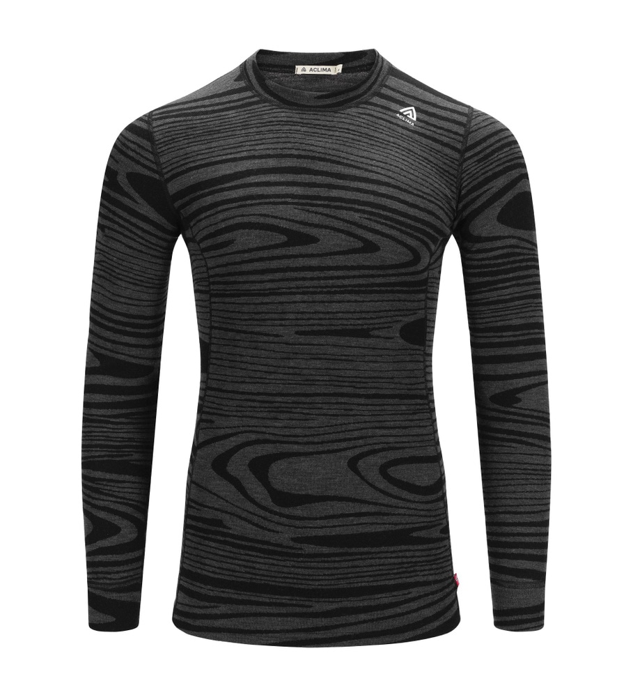 WarmWool Crewneck M's Black Motion, view: 3