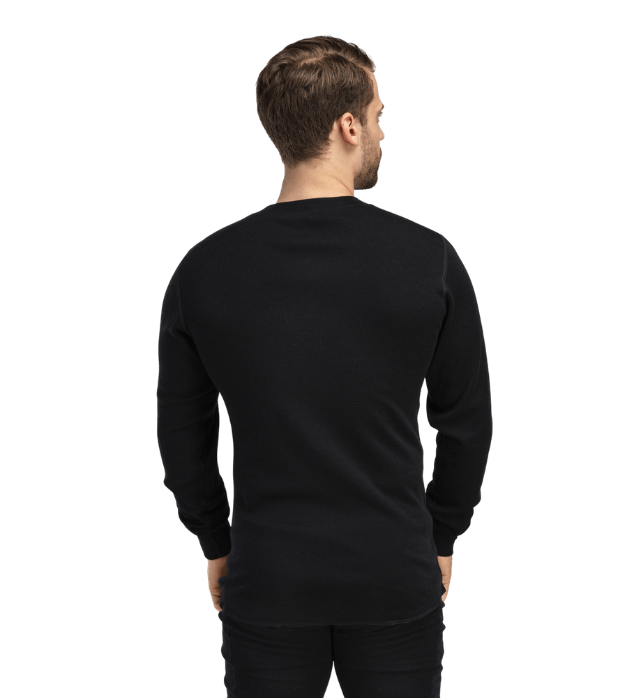 WarmWool Granddad M's Jet Black, view: 2