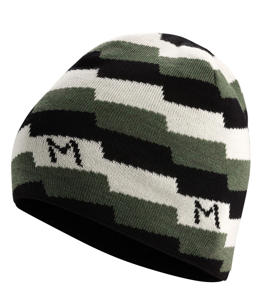 Lars Monsen Beanie Jet Black/ Nature/Olive Night, view: 1