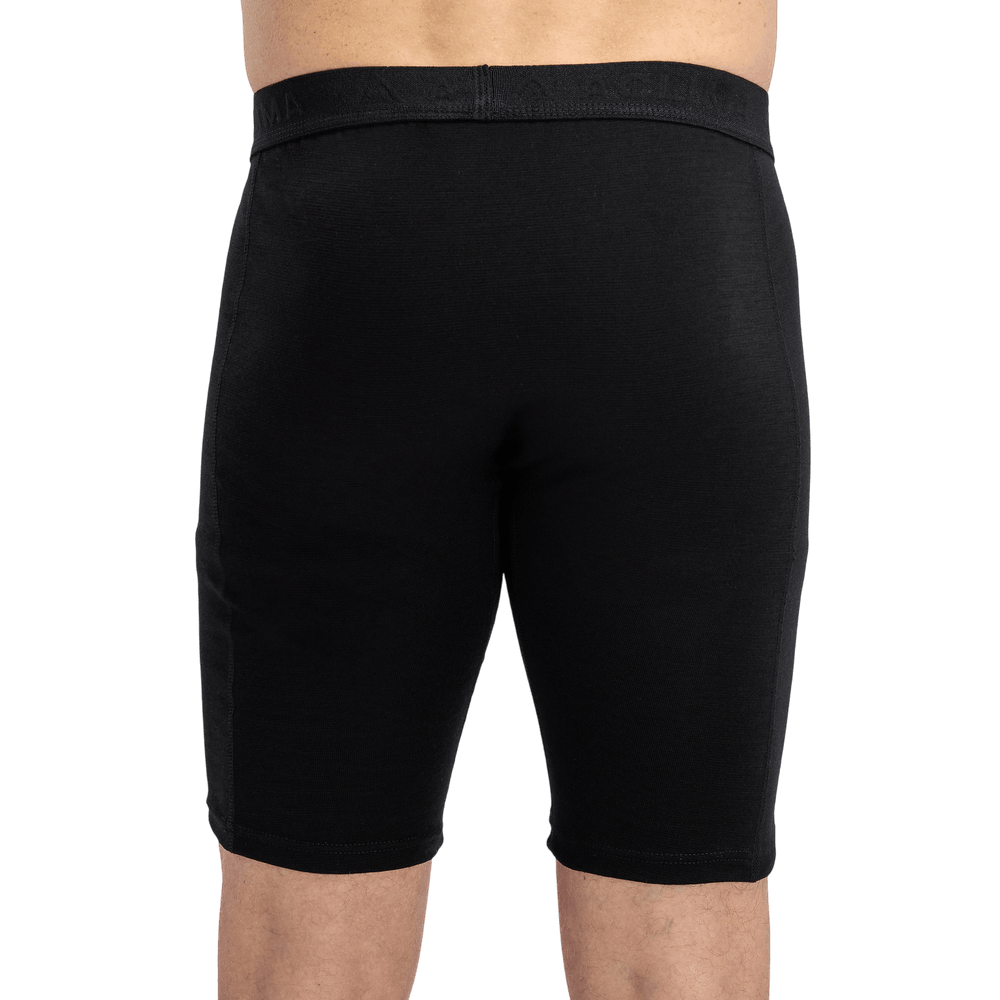 WarmWool Shorts Long M's Jet Black, view: 1