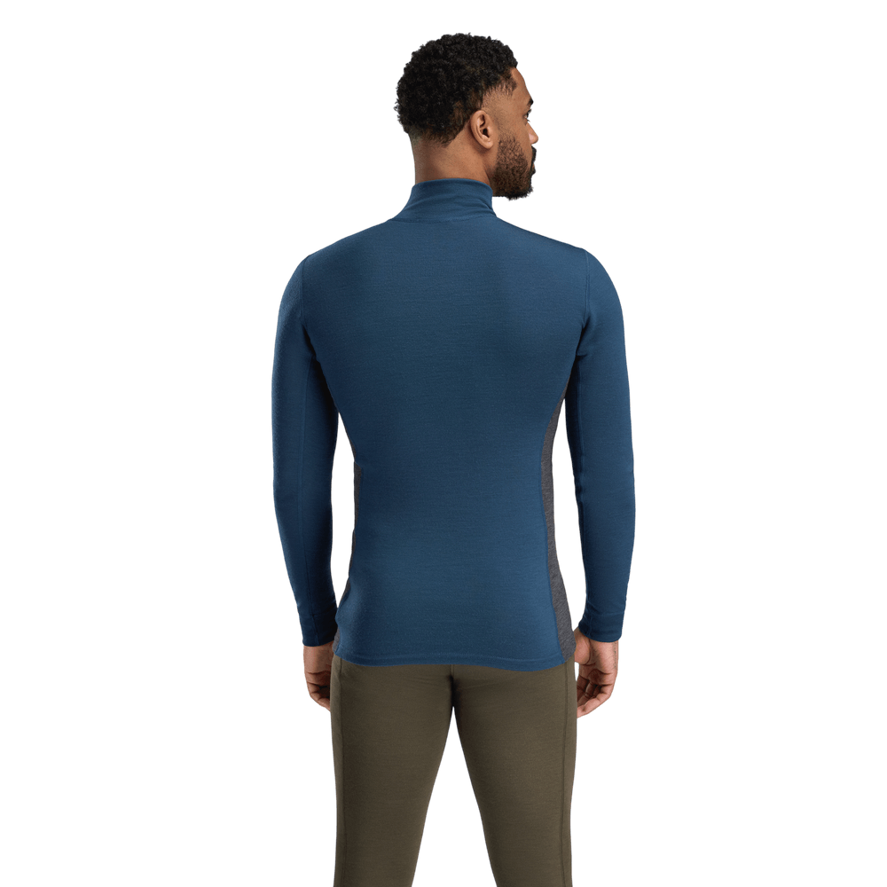 WarmWool Mockneck M's Midnight Navy/Marengo, view: 1