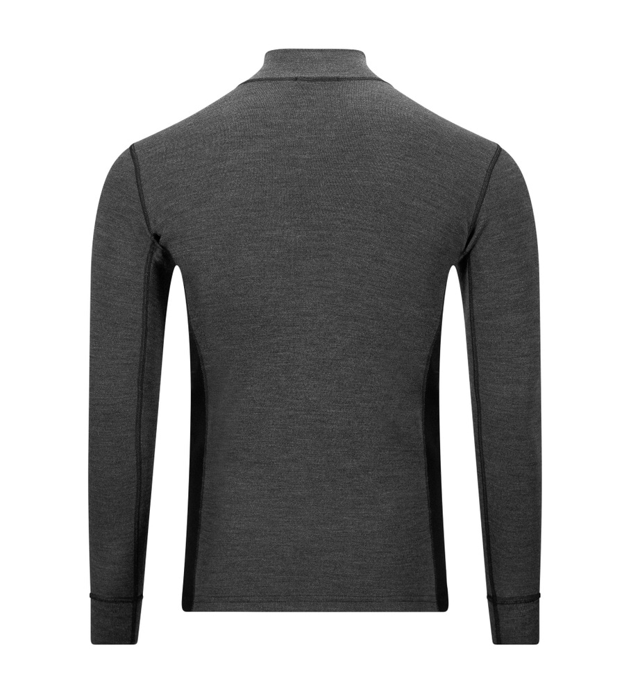 WarmWool Mockneck M's Marengo/Jet Black, view: 5