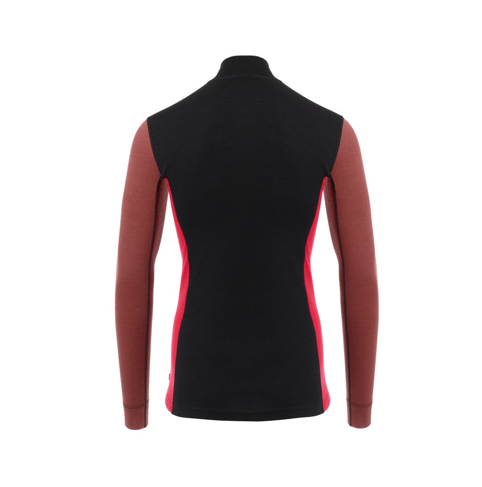 WarmWool Mockneck M's Jet Black/Spiced Apple/Jester Red, view: 1