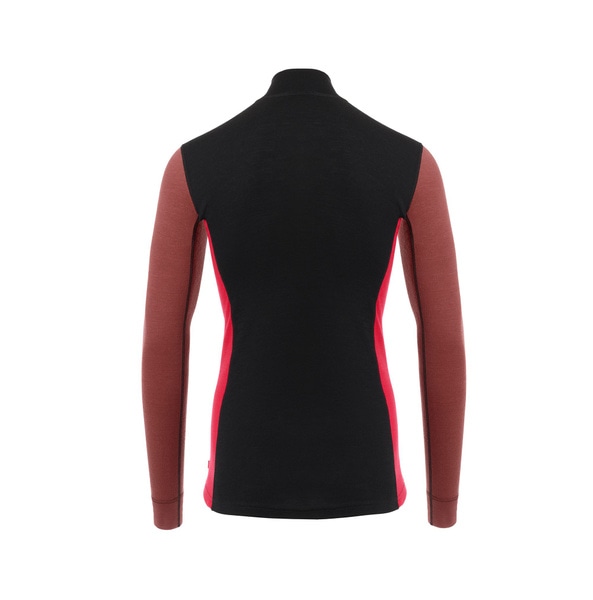 WarmWool Mockneck M's Jet Black / Spiced Apple / Jester Red, view: 1