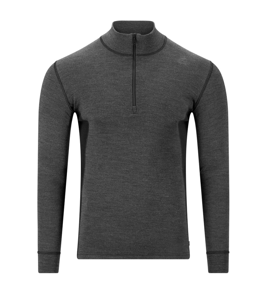 WarmWool Mockneck M's Marengo/Jet Black, view: 4