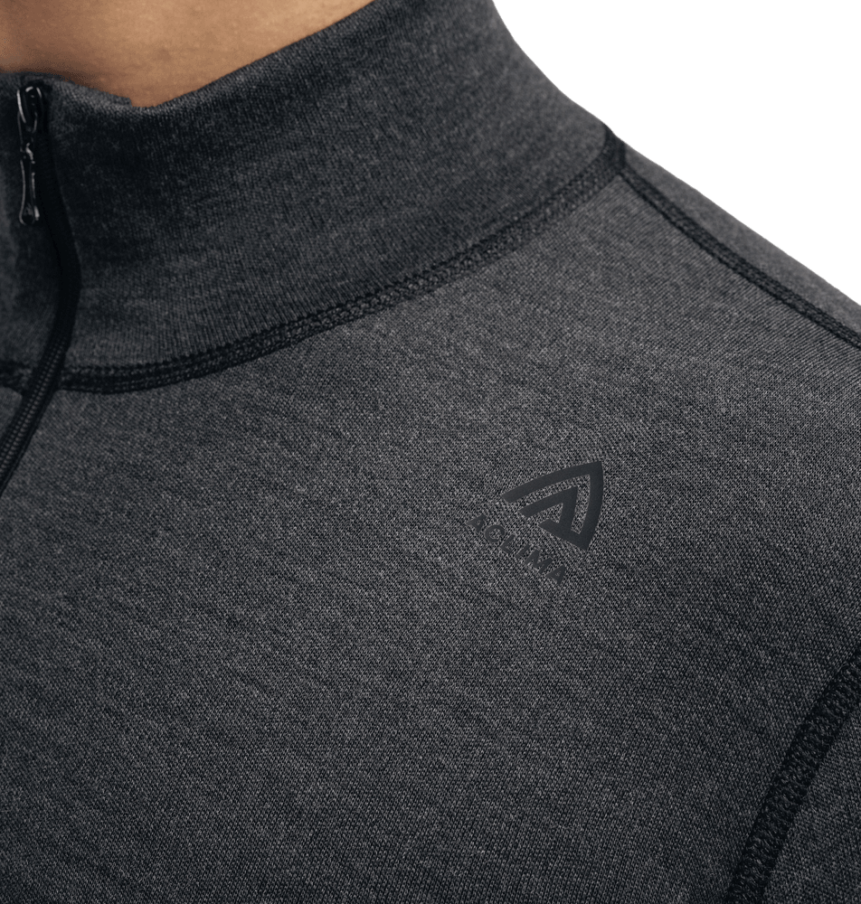 WarmWool Mockneck M's Marengo/Jet Black, view: 2