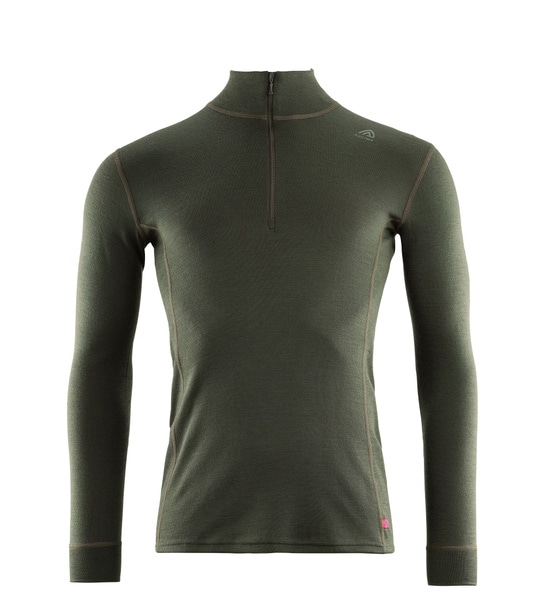 WarmWool Mockneck M's Olive Night, view: 0