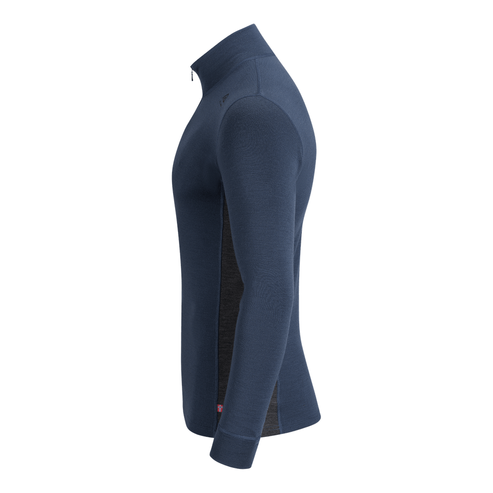 WarmWool Mockneck M's Midnight Navy/Marengo, view: 5