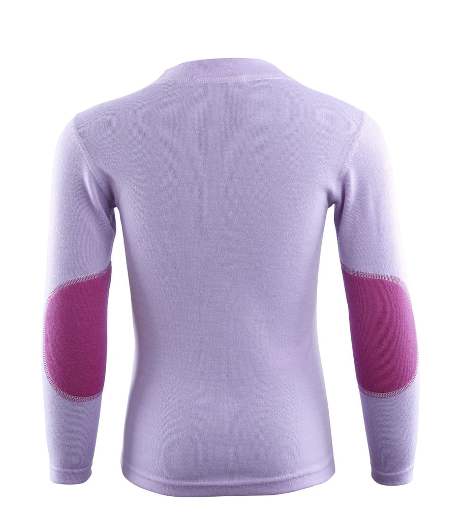 WarmWool Crew Neck Ch Purple Rose / Sunset Purple, view: 1