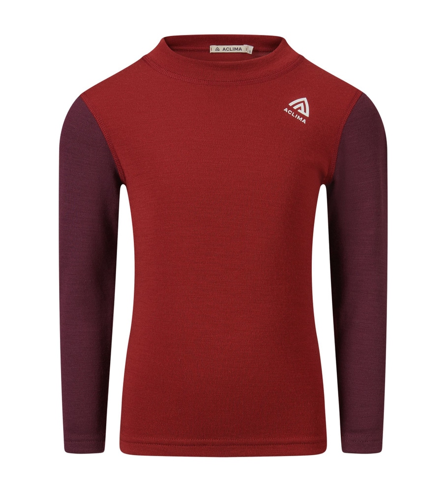 WarmWool Crewneck Ch Red Dahlia/Fig, view: 1
