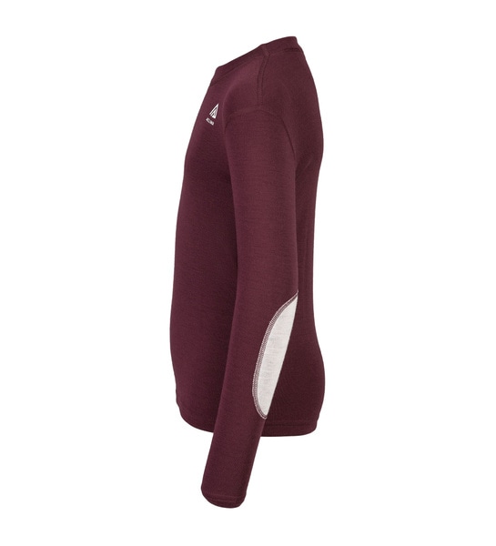 WarmWool crewneck Jr Fig/Beige Melange, view: 2