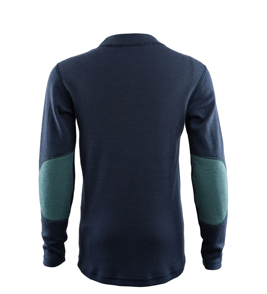 WarmWool crewneck Jr Navy Blazer / North Atlantic, view: 1