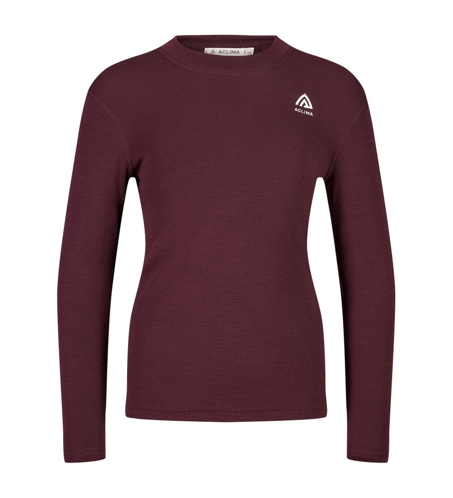 WarmWool crewneck Jr Fig/Beige Melange, view: 0