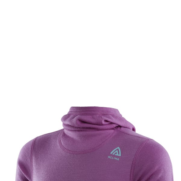 WarmWool hoodsweater Ch Sunset Purple / Reef Waters, view: 3