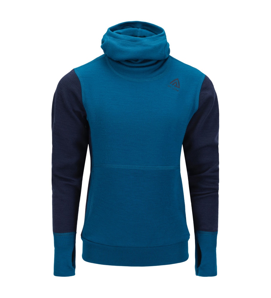 WarmWool Hoodsweater Ch Corsair/Navy Blazer, view: 1