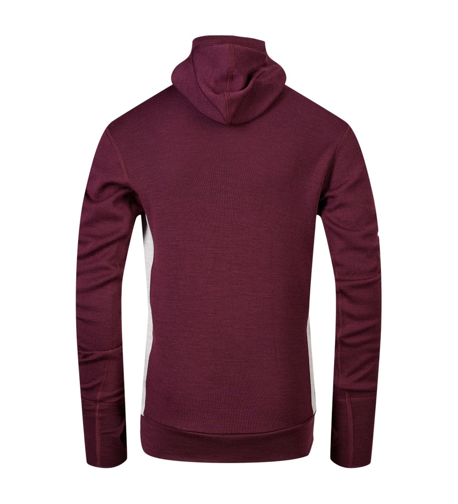 WarmWool hoodsweater Jr Fig/Beige Melange, view: 1