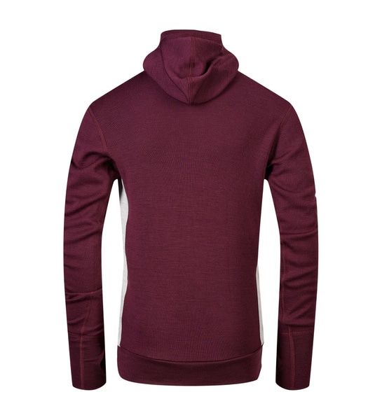 WarmWool hoodsweater Jr Fig/Beige Melange, view: 1