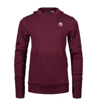 WarmWool hoodsweater Jr Fig/Beige Melange - view: 0