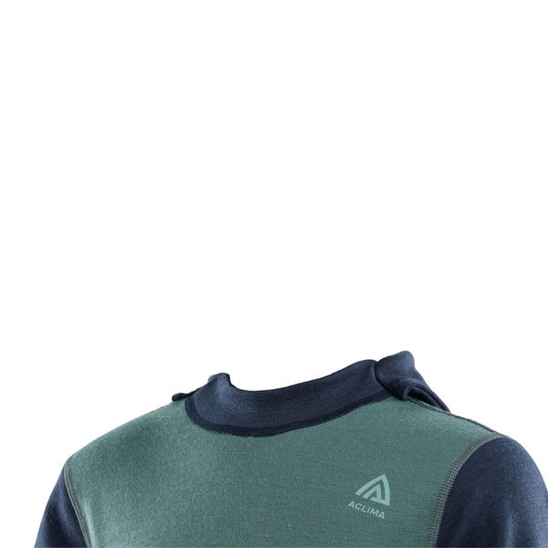 WarmWool hoodsweater Jr North Atlantic / Navy Blazer / Reef Waters, view: 4