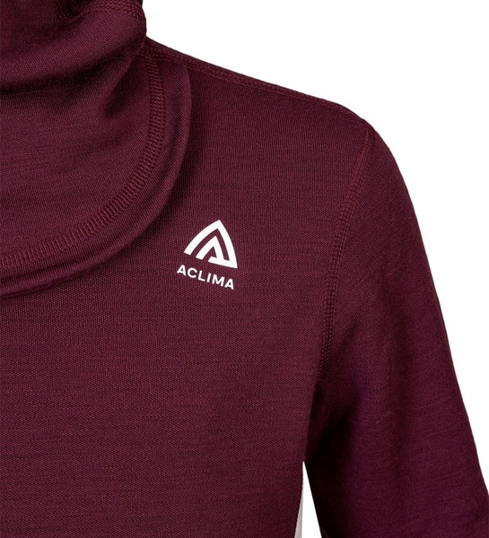 WarmWool hoodsweater Jr Fig/Beige Melange, view: 3