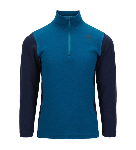 WarmWool mockneck Ch Corsair/Navy Blazer, view: 0