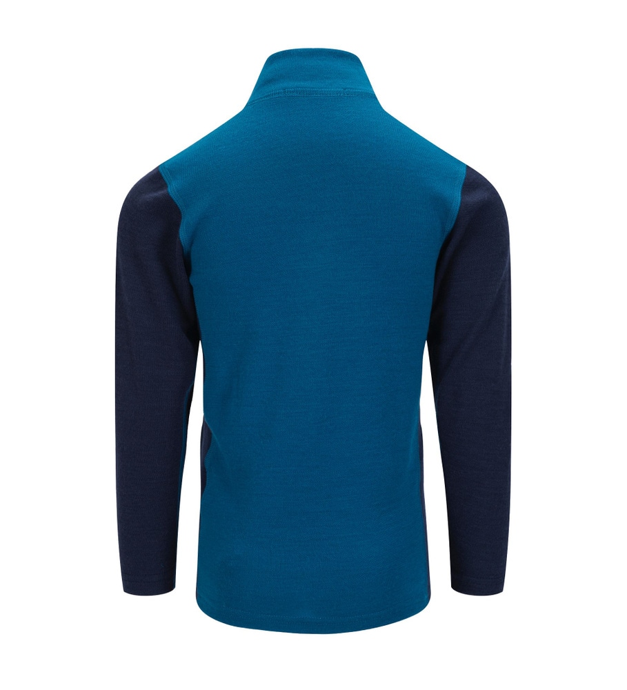 WarmWool Mockneck Ch Corsair/Navy Blazer, view: 1