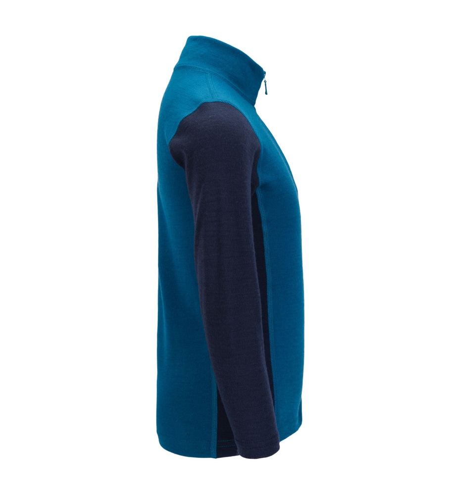 WarmWool Mockneck Ch Corsair/Navy Blazer, view: 2