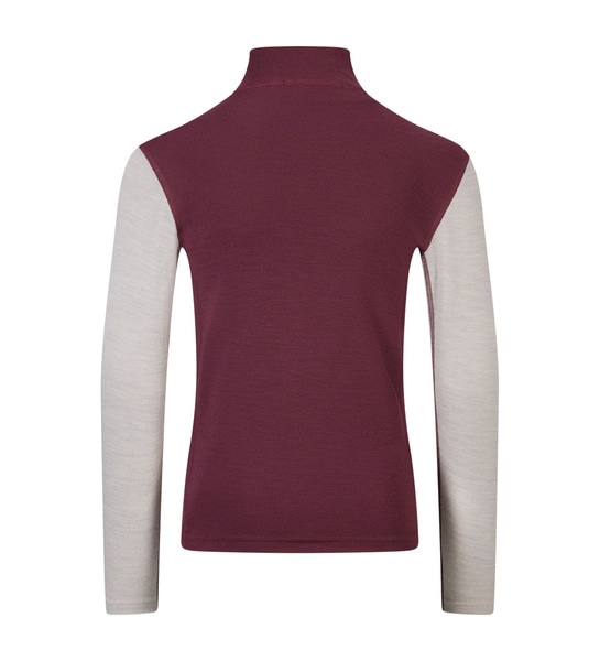 WarmWool mockneck Jr Fig/Beige Melange, view: 1