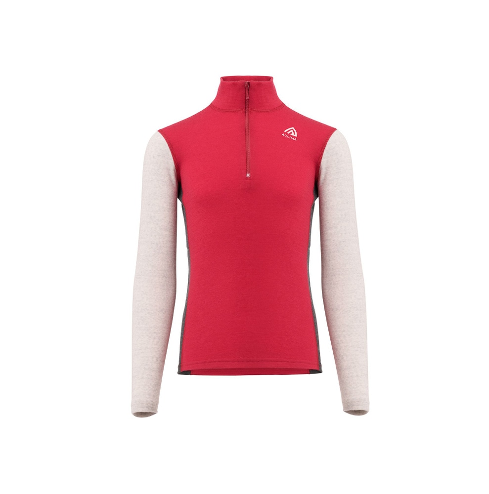 WarmWool mockneck Jr Jester Red / Beige Melange / Marengo, view: 0