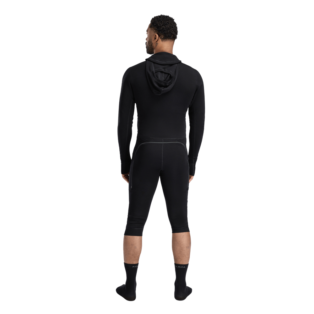 WarmWool Overall 3/4 M's Jet Black, view: 1