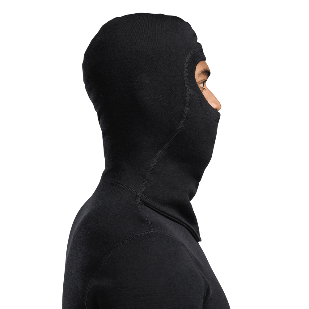 WarmWool Overall 3/4 M's Jet Black, view: 3