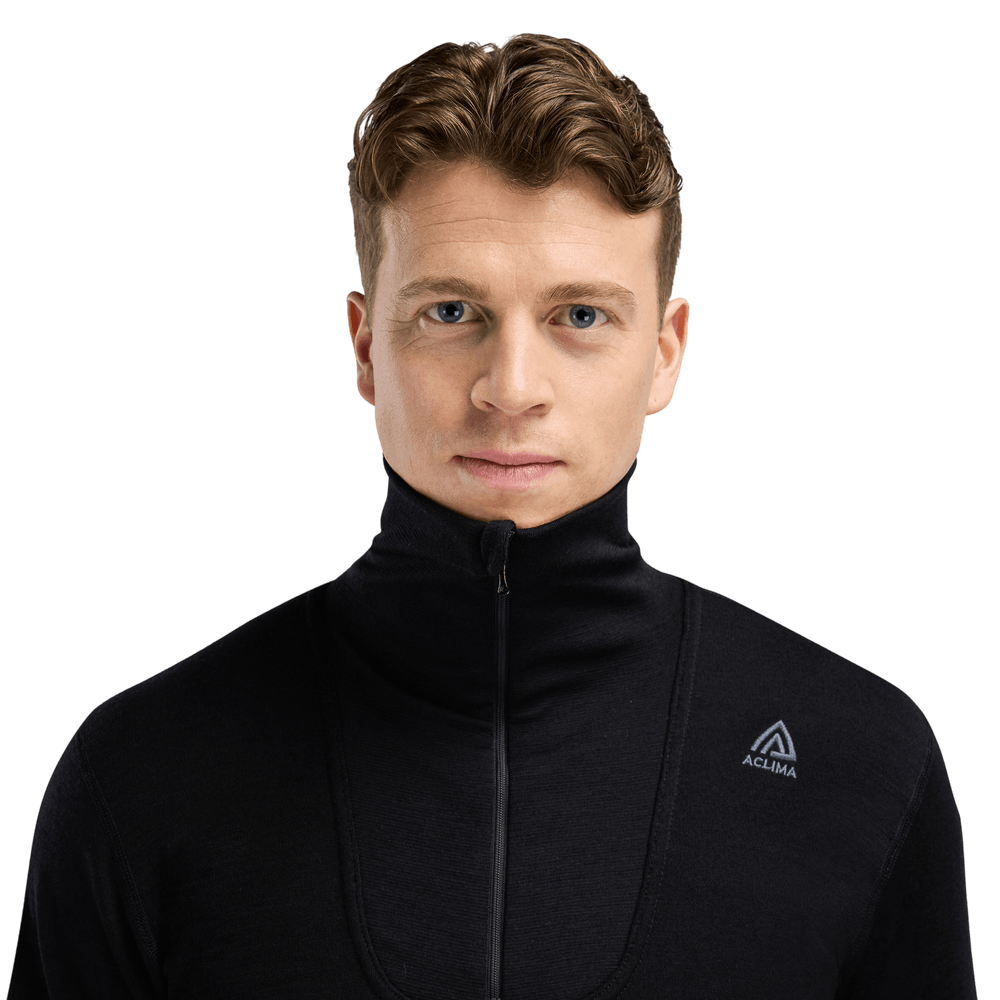 DoubleWool Polo M's Jet Black/Marengo, view: 2