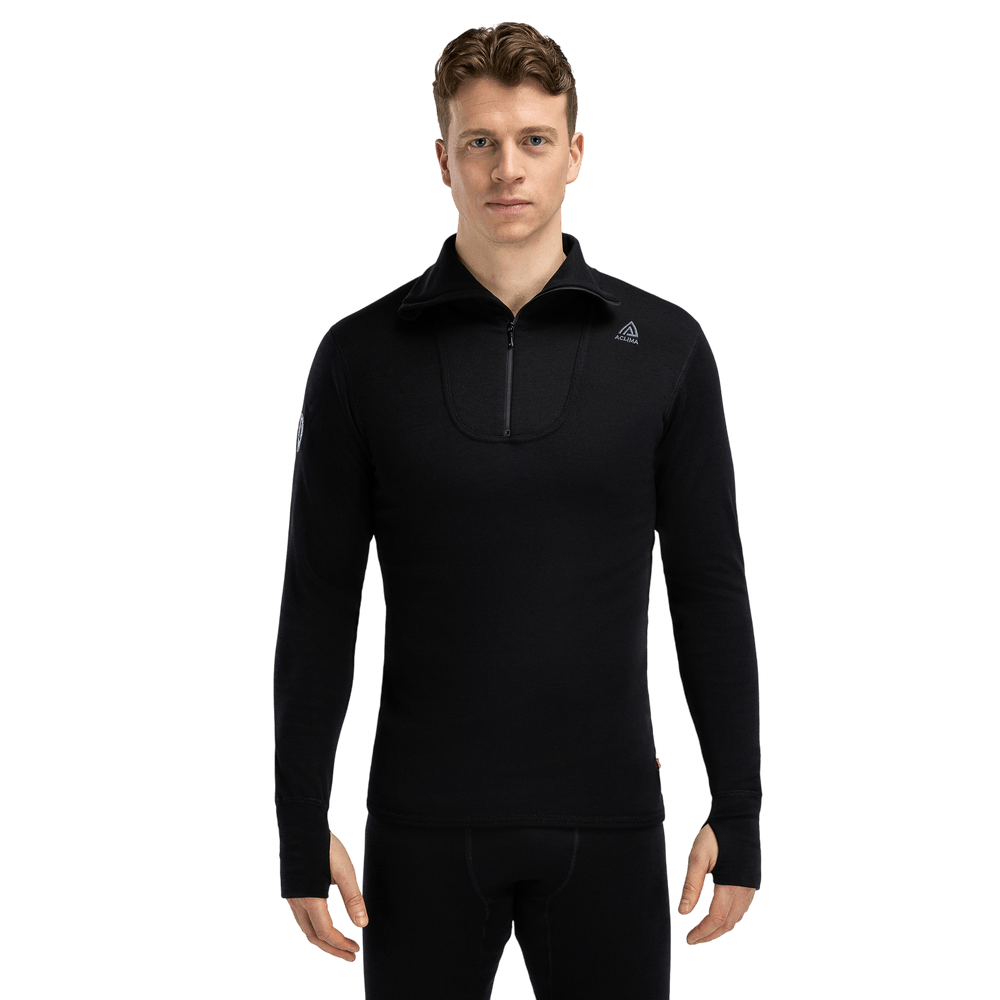 DoubleWool Polo M's Jet Black/Marengo, view: 0