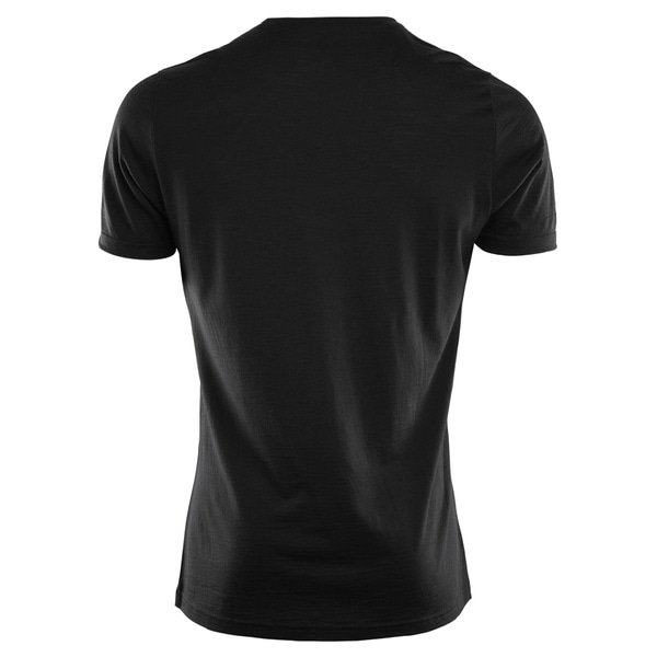 LightWool 140 t-shirt v-neck M's Jet Black, view: 1