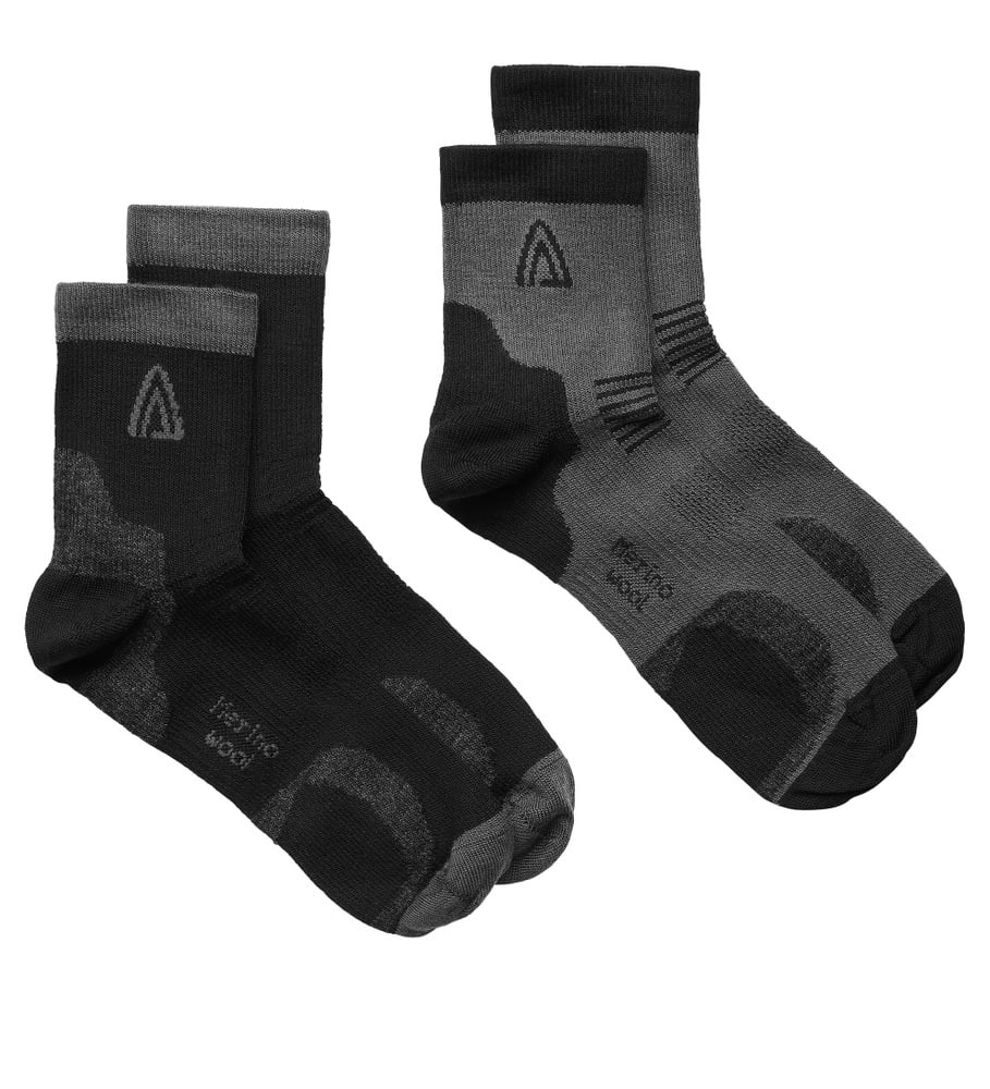 Running socks Iron Gate/Jet Black, view: 2