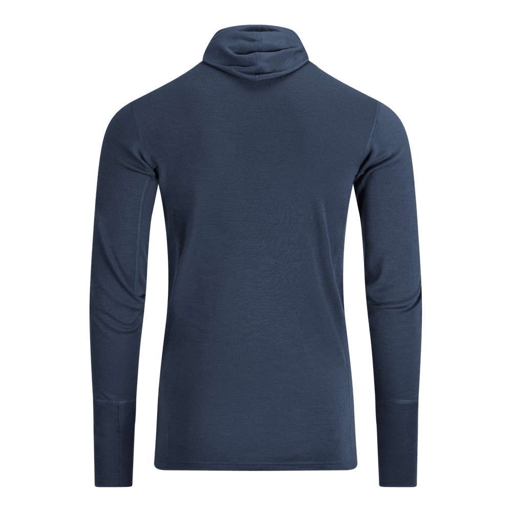 WarmWool Hoodsweater w/zip M's Blue Fusion/Midnight Navy, view: 9