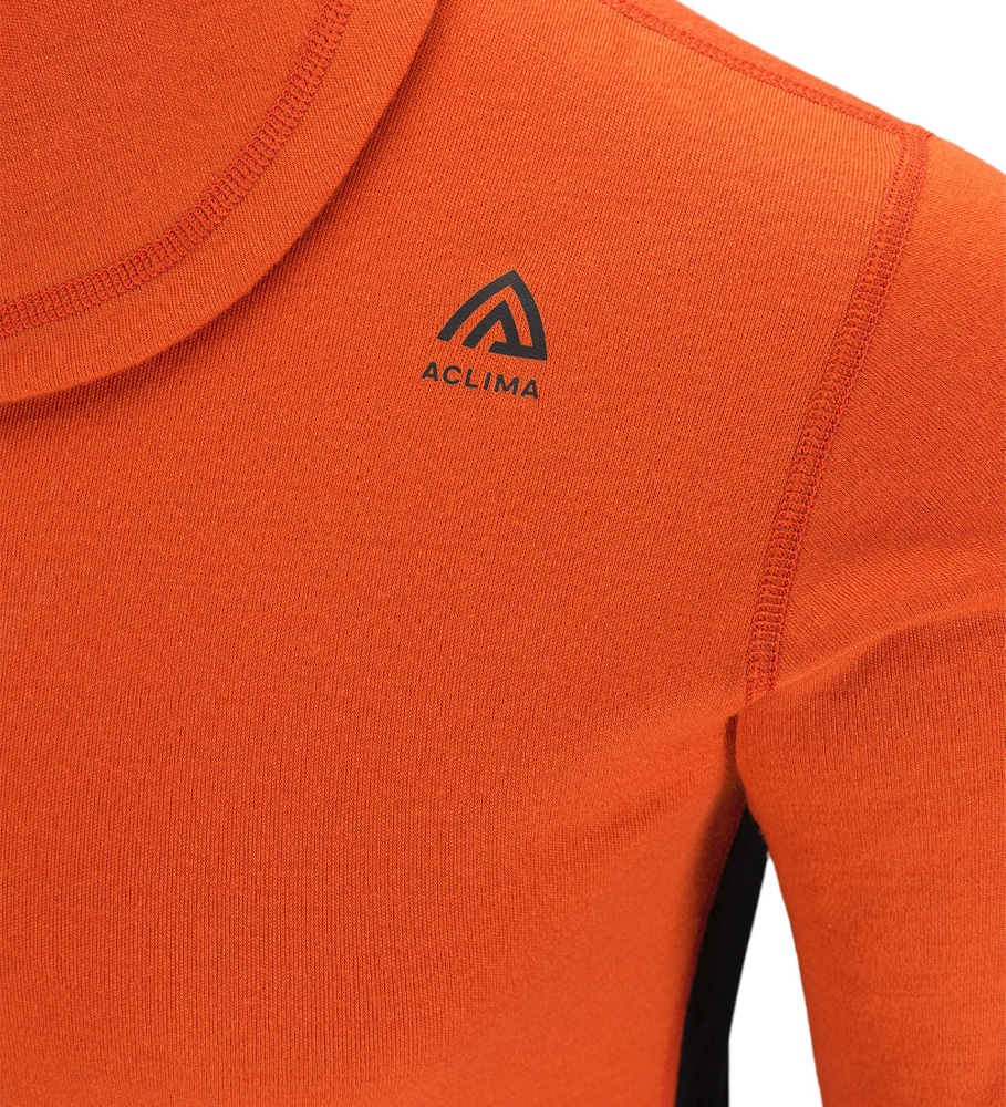 WarmWool Hoodsweater w/zip M's Gold Flame /Jet Black, view: 11