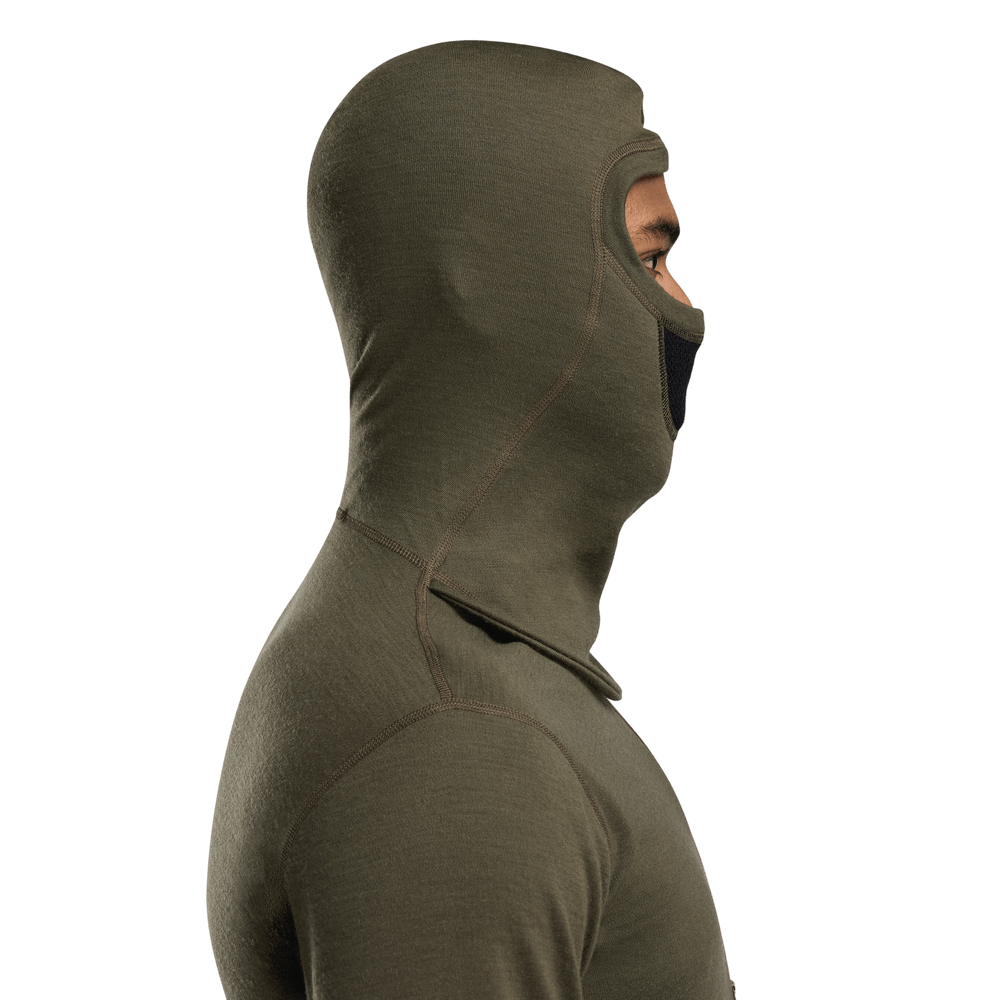 WarmWool Hoodsweater w/zip M's Tarmac/Fig/Jet Black, view: 4