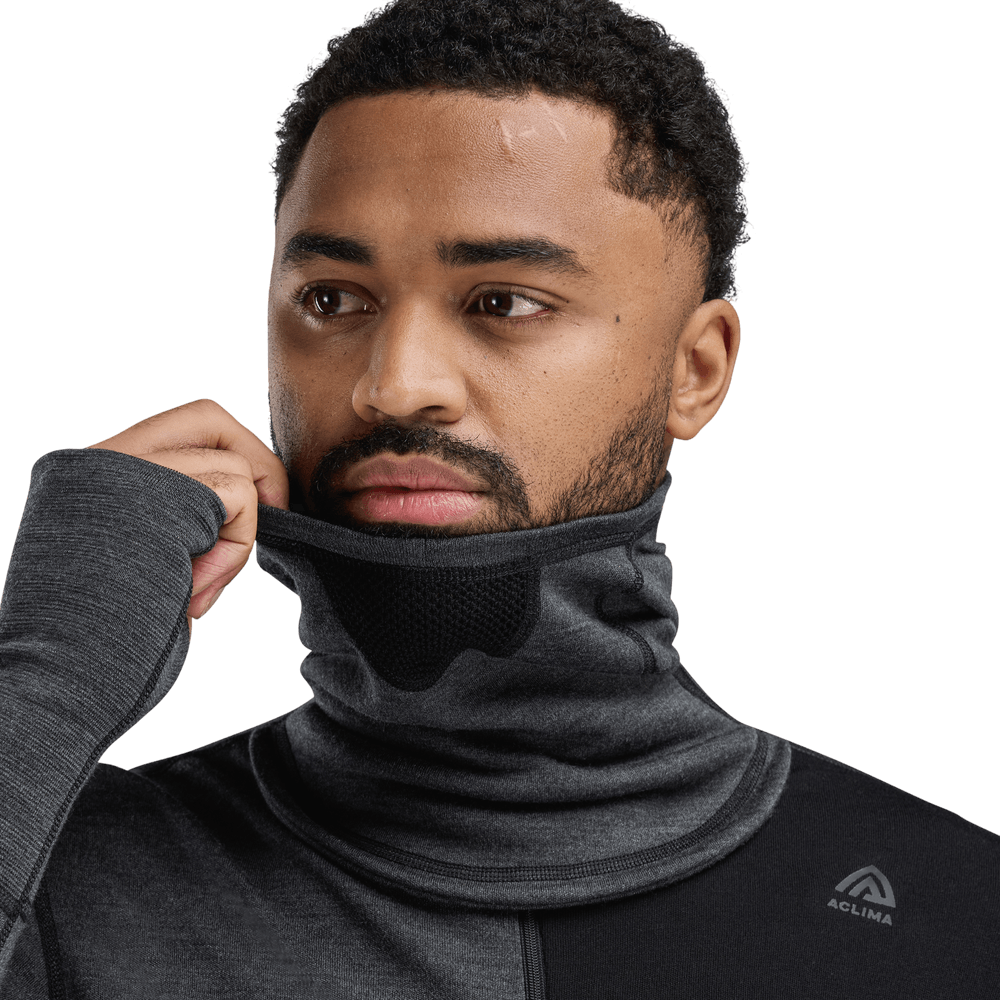 WarmWool Hoodsweater w/zip M's Jet Black/Marengo, view: 12