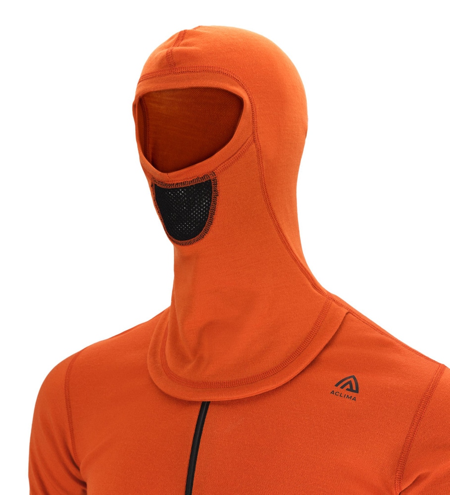 WarmWool Hoodsweater w/zip M's Gold Flame /Jet Black, view: 10